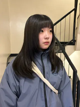 ロング カラー ☕️結【suii.】 ボブ/ヘアセット☕️のヘアスタイル