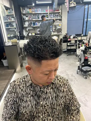 ミディアム パーマ damdee tokyo北千住店所属・TSUNE 【メンズ･北千住】のヘアスタイル