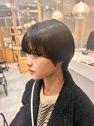 ショート FERIA fam 北千里 杉本 蓮のヘアスタイル