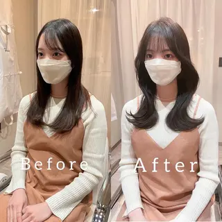 ロング LOMA🇰🇷 銀座クボタのヘアスタイル