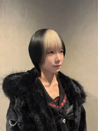 ショート 中国人美容師／透明感 縮毛矯正/ジャックのヘアスタイル