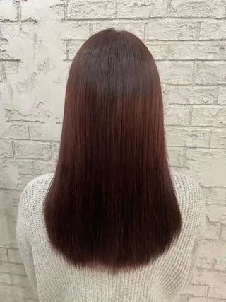 セミロング ブリーチカラーボブ sayo🧸🤎のヘアスタイル