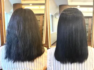 セミロング 名古屋栄の髪質改善 トリートメント/清田のヘアスタイル