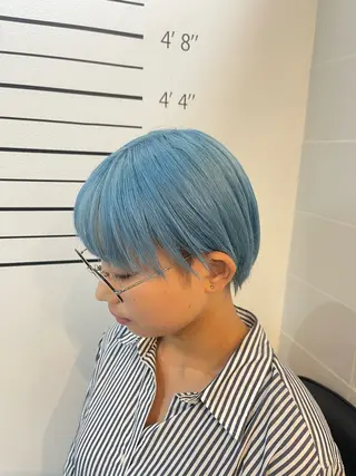 ショート By THE CALLiiiNG【バイコーリング】所属・広島:ミルキーカラー tsumaのヘアスタイル