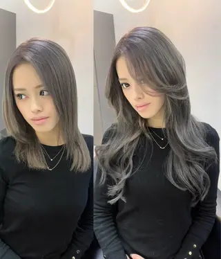 ミディアム カラー i'll 髪質改善 淀屋橋 大阪【イル】所属・エクステ 西山 翼のヘアスタイル