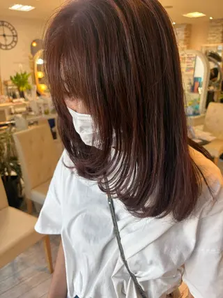 ミディアム CREA渋沢 モデル募集🌺アイナのヘアスタイル