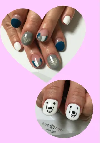 ショート ネイル プライベートサロン oceannailのネイルデザイン