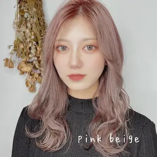 セミロング カラー Jewel Box所属・髪質改善ストレート 特化⭐️杉本奈稀沙のヘアスタイル