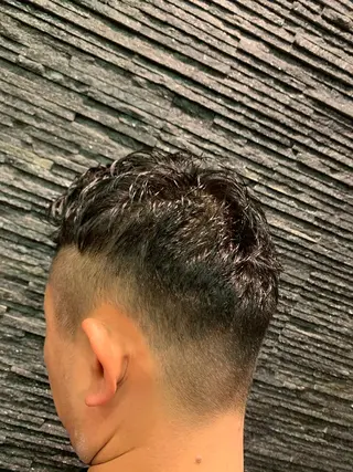 ショート メンズ ヒロ銀座 バーバーショップ神楽坂所属・ひらお あおとのヘアスタイル