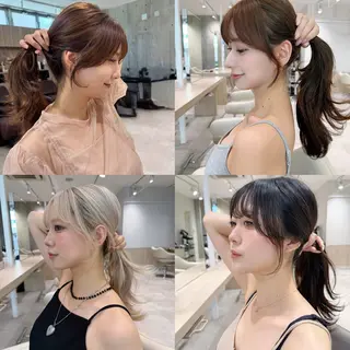 セミロング カラー パーマ エリア人気No.1 美容室Ash西船橋のヘアスタイル