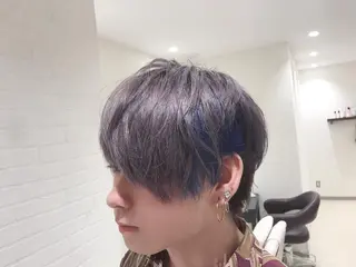 カラー メンズ 岩永 梨玖のヘアスタイル