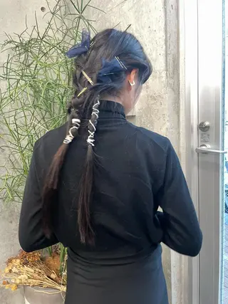 ロング ヘアアレンジ spooopy所属・🕊大垣 めぐみ🕊のヘアスタイル