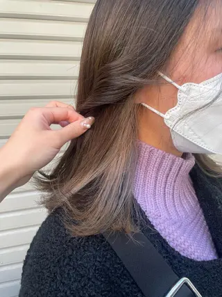 セミロング マホ/日吉/髪質改善 /レイヤー/ガーリーのヘアスタイル