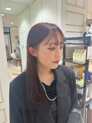 セミロング 釣谷 優心のヘアスタイル