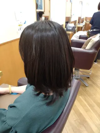 ミディアム 仮屋 敬介のヘアスタイル