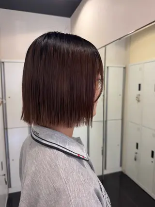 ショート 艶カラー/ベージュ カラー/tuburaのヘアスタイル