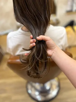 ロング カラー 🤍FLEAR 白濱 かえで🎀.⋆のヘアスタイル