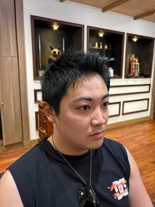 ショート メンズ 椎名 岬洋のヘアスタイル