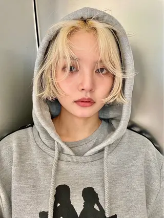 カラー ness 一花のヘアスタイル