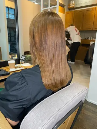 セミロング パーマ 統括マネージャー/ 髪のドクター/前原悟のヘアスタイル