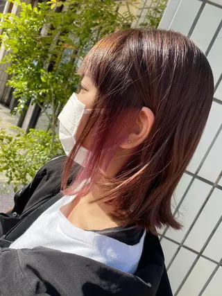 カラー 茅ヶ崎/ハイライト/ ハイトーン/関口実華のヘアスタイル