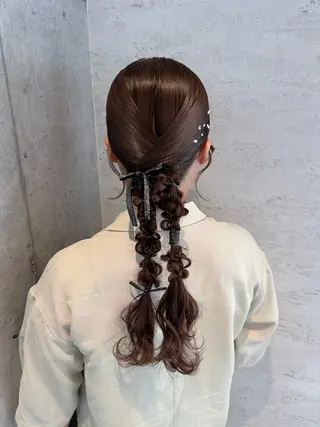 ヘアアレンジ 女性に人気♪ はやしほのかのヘアスタイル