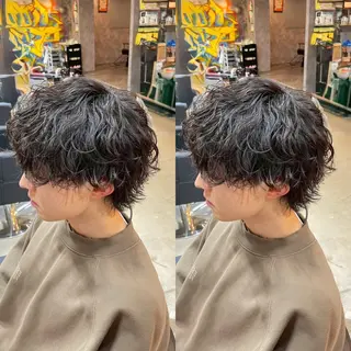 パーマ メンズ メンズ特化💎 韓国風💎クニミツのヘアスタイル