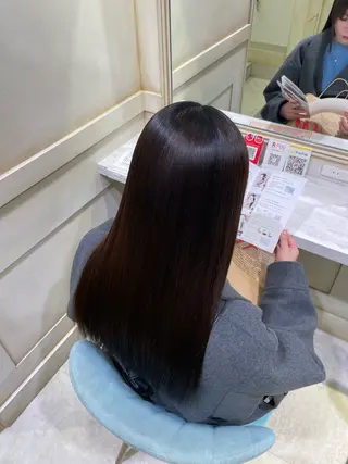 ロング 🟠髪質改善縮毛矯正 刑部一哉🟠のヘアスタイル