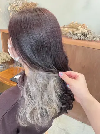 セミロング カラー 🌷花屋併設🌷 西松さらのマツエク・マツパデザイン