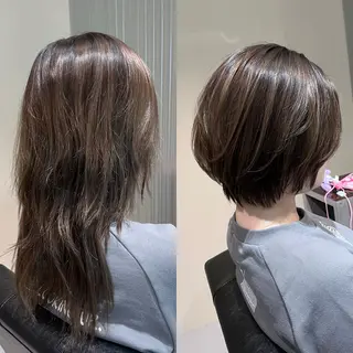 ショート KIZU 髪質改善 オカルト怪談のヘアスタイル