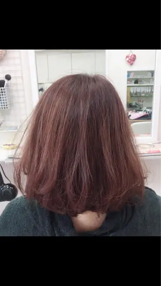 ミディアム ヘアー    アンド  フェイス  Lien所属・橋口 千裕のヘアスタイル