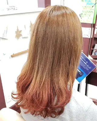 セミロング 山田 一輝のヘアスタイル