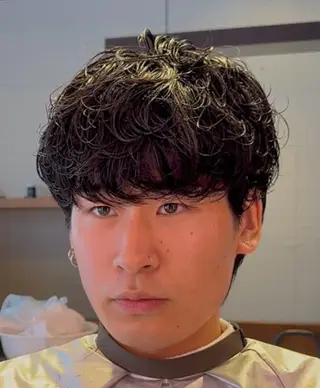 ショート パーマ メンズ 原宿/レディー スカット/内田優希のヘアスタイル