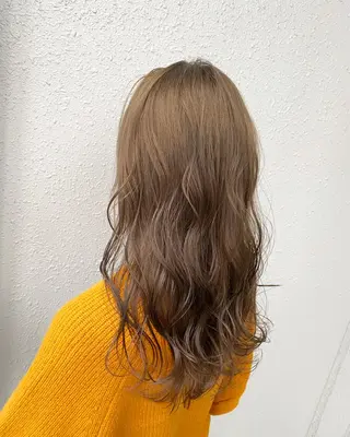 ロング カラー 後藤紗英/髪質改善 /オリーブベージュのヘアスタイル