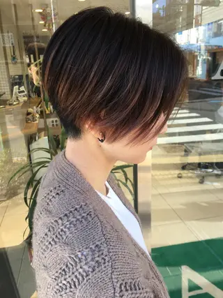 ショート カラー 寺内 紳悟のヘアスタイル