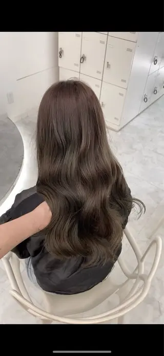 カラー 🤍透明感グレージュ オリーブ🤍RINのヘアスタイル
