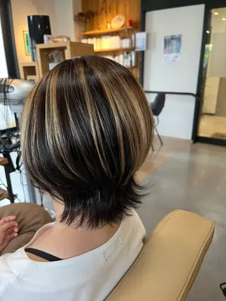 ショート JUNO所属・阪神西宮★JUNO 川﨑温子のヘアスタイル