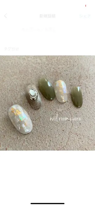 ネイル nail room  cuore所属・松尾 典子のネイルデザイン