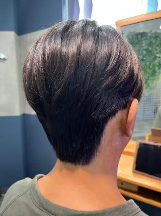 ショート パーマ 松澤 勇輝のヘアスタイル