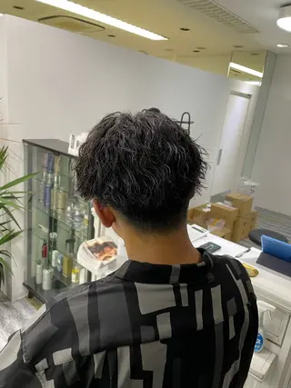 ショート パーマ メンズ 【メンズ特化】岩瀬 武【メンズパーマ】のヘアスタイル