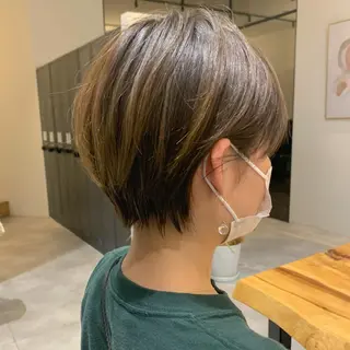 ショート カラー i.GINZA所属・似合わせショート広瀬 和輝のヘアスタイル