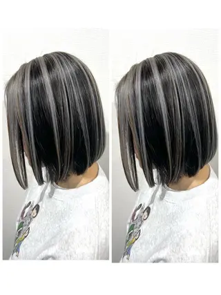 ミディアム カラー ショート/ボブ 特化✂️福岡のヘアスタイル