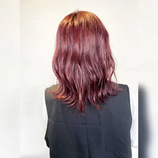 ミディアム カラー 宮澤弘一/大宮/ 髪質改善/完全個室のヘアスタイル