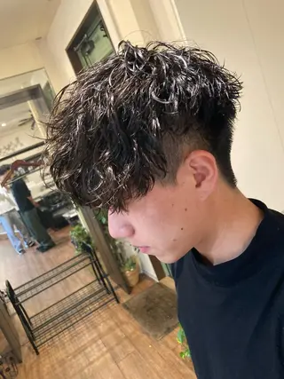 ミディアム パーマ メンズ パーマが得意な【最高 悠斗】のヘアスタイル