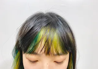 カラー ハイトーン/顔まわり Nina💒のヘアスタイル