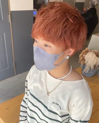 ショート カラー 🩷🍭中津・梅田 エリア🍬💜のヘアスタイル