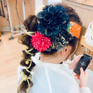 ヘアアレンジ 林 エリのヘアスタイル