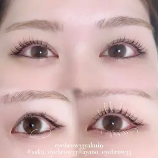 マツエク・マツパ 🎀Ayano🎀 アイブロウ33大名店のマツエク・マツパデザイン