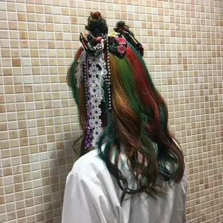 インナーカラー🧸 suzunaのヘアスタイル