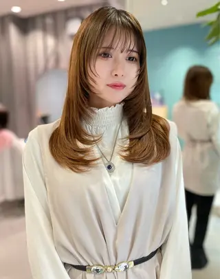 ロング 🌟満足度No.1/ 似合わせ/AYA🌟のヘアスタイル